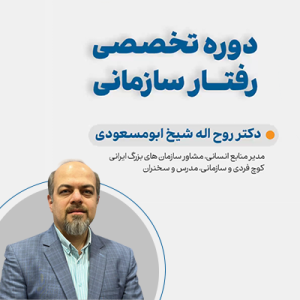 دوره تخصصی رفتار سازمانی